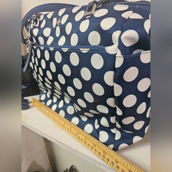 KATE SPADE JAE SEASIDE DOT BABY DIAPER NYLON BAG WKR00301 BLUE - Picture 6 of 9
